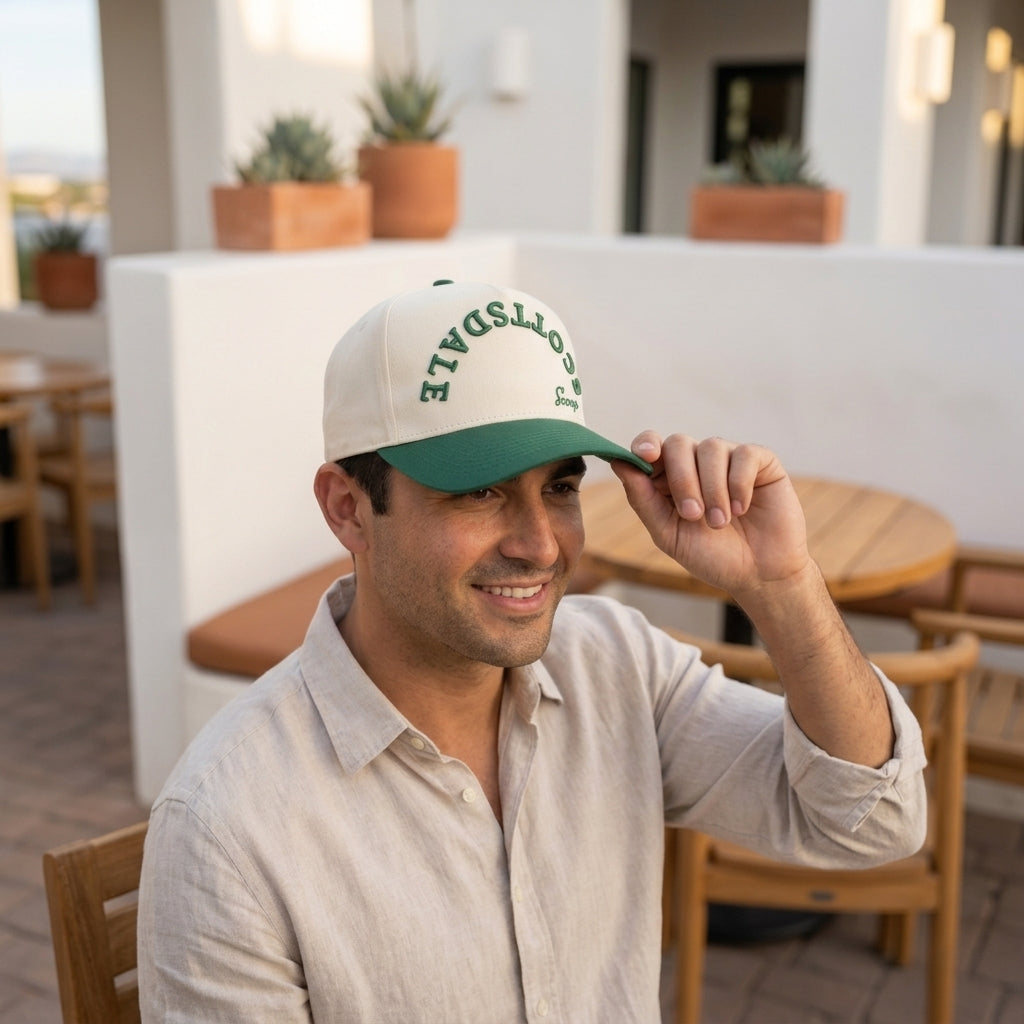 Upside Down Scottsdale Scoop Snapback Hat
